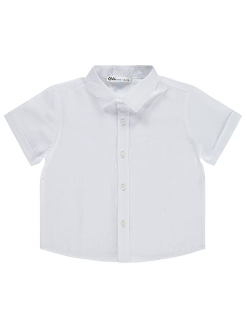 Civil Boys Basic Kısa Kol 2-5 Yaş Gömlek - Beyaz