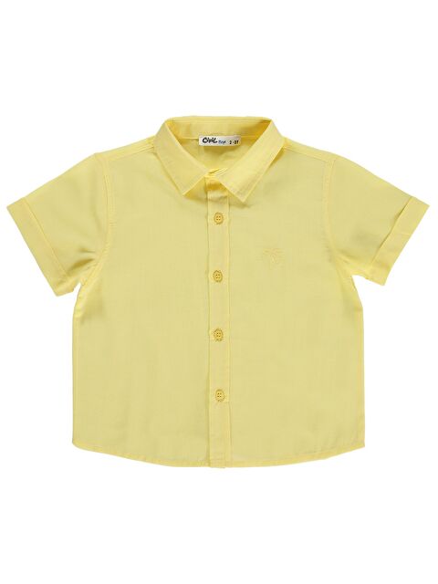 Civil Boys Basic Kısa Kol 2-5 Yaş Gömlek - Sarı