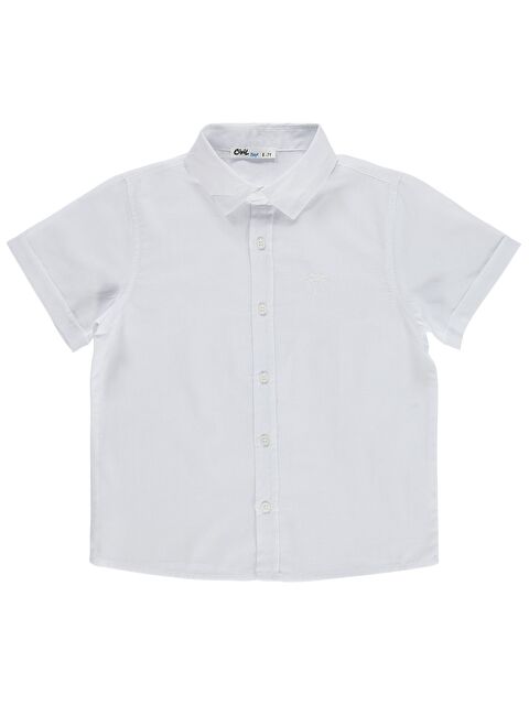 Civil Boys Basic Kısa Kol 10-13 Yaş Gömlek - Beyaz