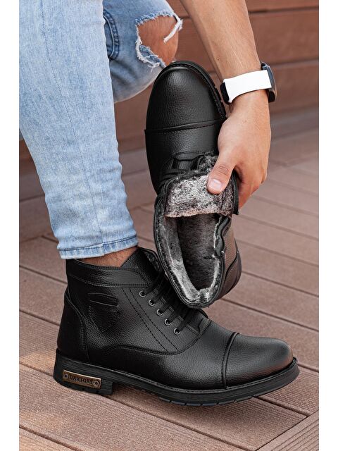 Daxtors D0401 Unisex Taban Dahil Komple Kürklü  Kışlık Kar Botu - S000115268-19351