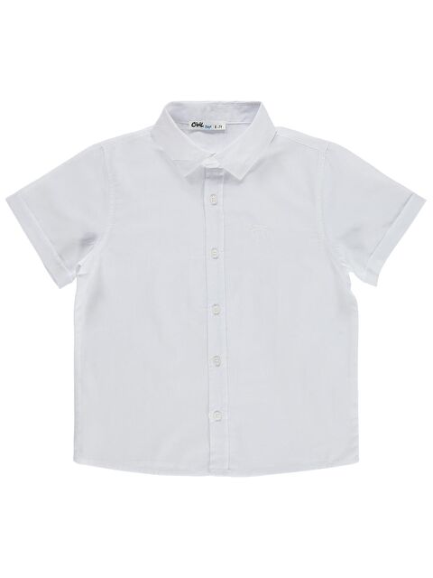 Civil Boys Basic Kısa Kol 6-9 Yaş Gömlek - Beyaz