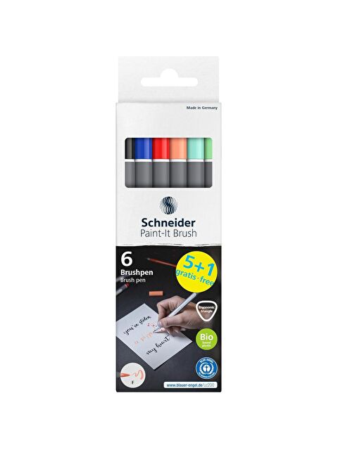 Schneider Paint-It 070 Brush Pen Pastel 6 Renk (ML07010503) - S000367557-23173