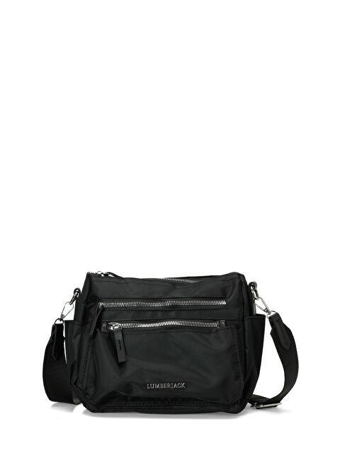 Lumberjack TEX SERI POST CPRZ 6FX Siyah Kadın Çapraz Çanta