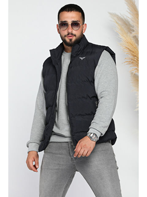 Mishar İtalia Erkek Nakış Detaylı Şişme Yelek - S000303234-21164