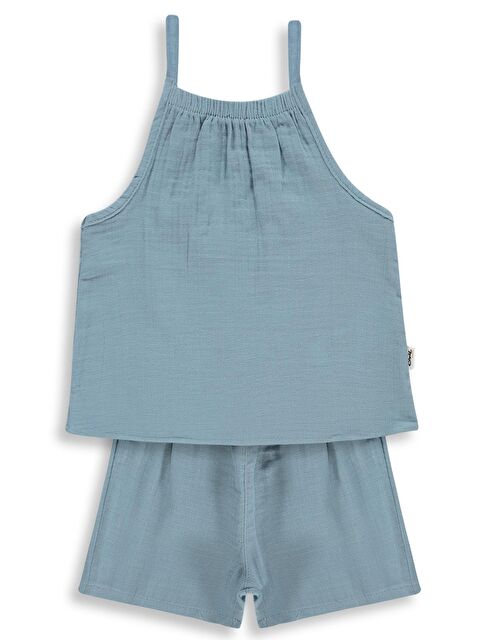 Civil Baby Kız Bebek İp Askılı 6-18 Ay Takım - Yeşil