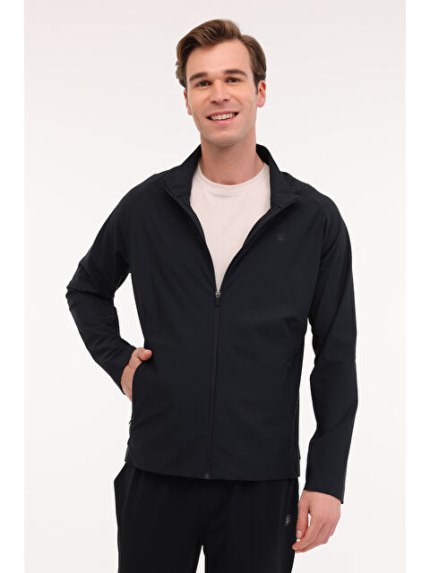 Lumberjack ML CRIS 18NS284 5FX Siyah Erkek Eşofman Üstü - S000427152-19351