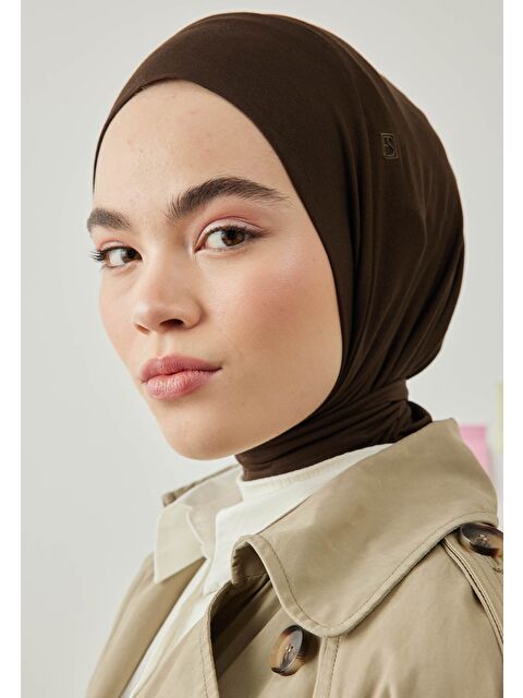 Fresh Scarfs Athletıc Hıjab Koyu Kahve - S000452439-29704