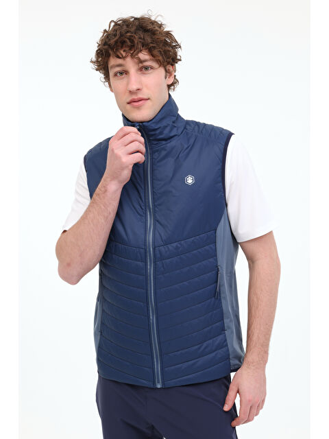 Lumberjack ML 4GTHT061 5FX Mavi Erkek Yelek - S000343616-17234