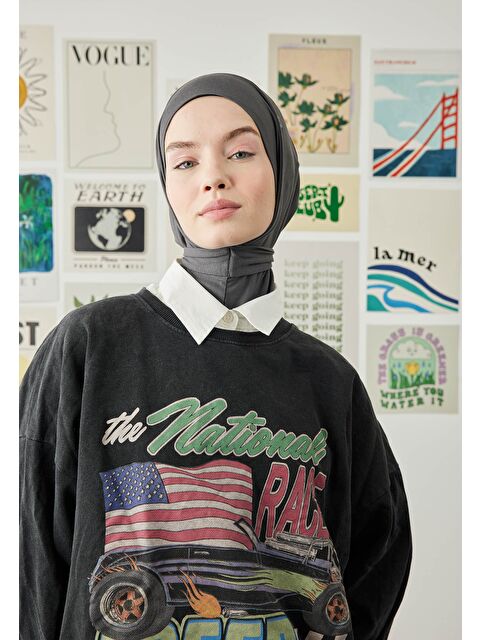 Fresh Scarfs Athletıc Hıjab Antrasit - S000452439-29666