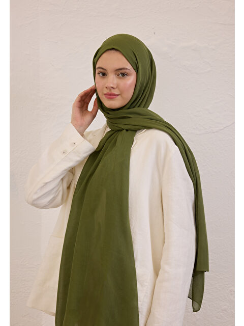 Fresh Scarfs Soft Viskon Şal Yaprak - S000414328-17703