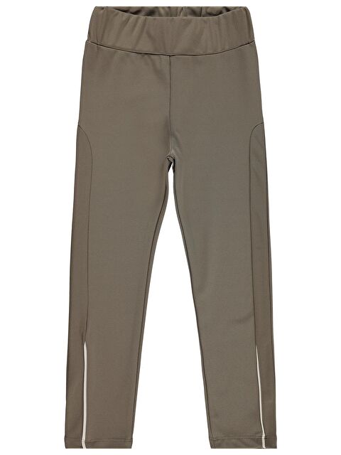 Civil Girls 10-13 Yaş Tayt - Kahve