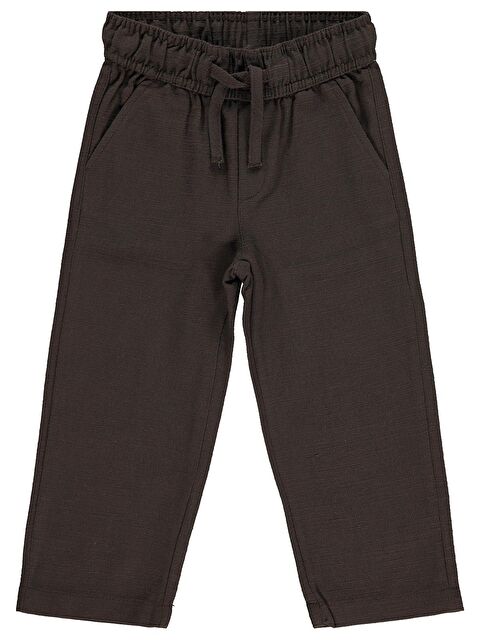 Civil Boys Flamlı Chino 2-5 Yaş Pantolon - Kahverengi