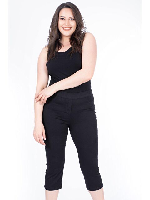 Mylinemoda Beli Lastikli Kapri Pantolon - S000241980-19351