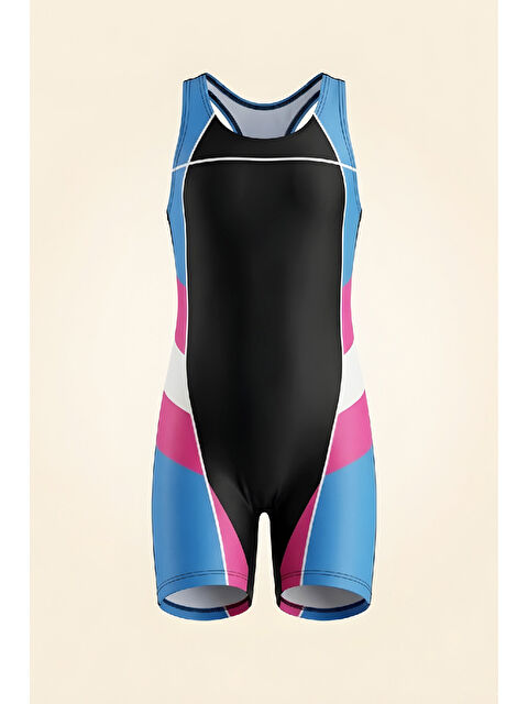 Modanino Kız Çocuk Tek Parça Yüzücü Mayo 5-16 Yaş 12584N