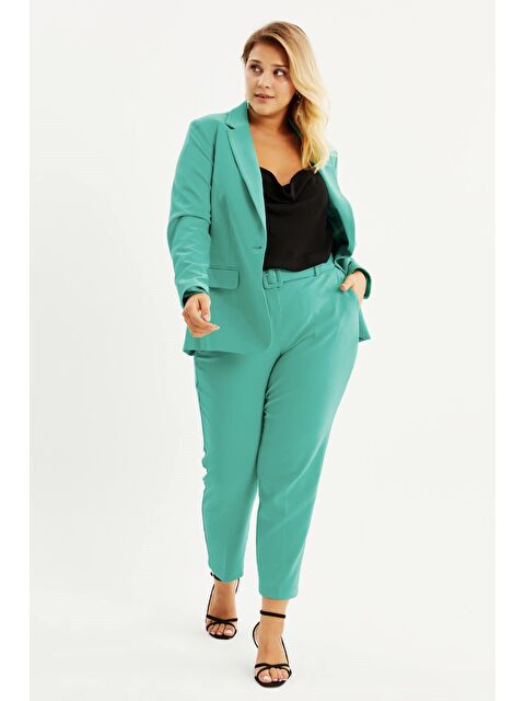 Mylinemoda Cep Detaylı Kemerli Klasik Pantolon - S000241982-18194