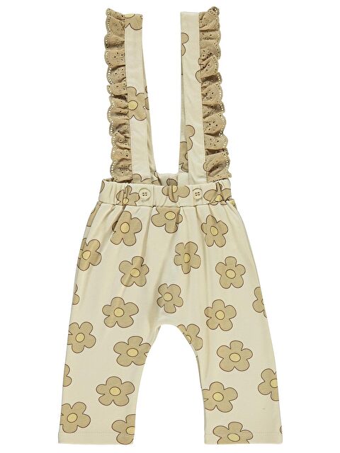 Civil Baby Kız Bebek Patiksiz Tek Alt 6-18 Ay Sütlü Kahve - S000202739-29705