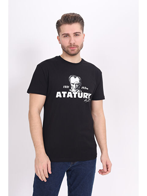 Toontoykids Unisex Atatürk Baskılı %100 Pamuk Tişört - S000262264-19351