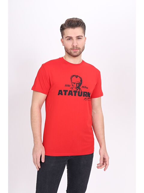 Toontoykids Unisex Atatürk Baskılı %100 Pamuk Tişört - S000262264-20045