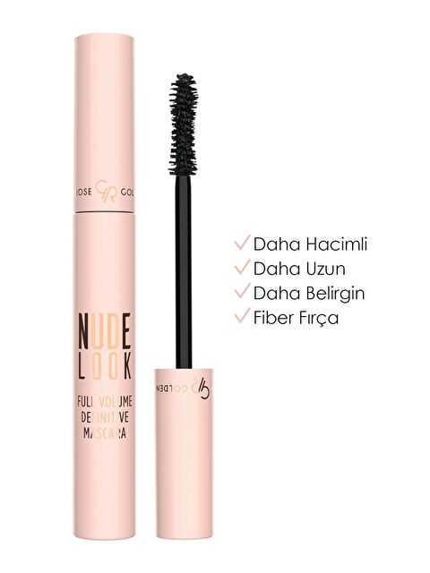 GOLDEN ROSE Nude Look Full Volume Definitive Mascara - Black - Hacim Veren Maskara - S000368739-19351