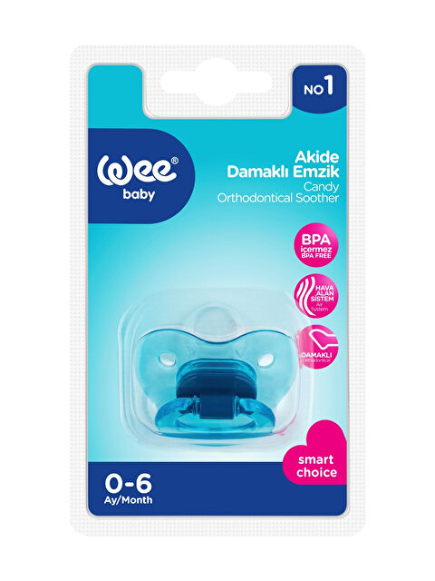 WEE BABY Akide Damaklı Emzik No:1 - MAVİ - S000374340-17234