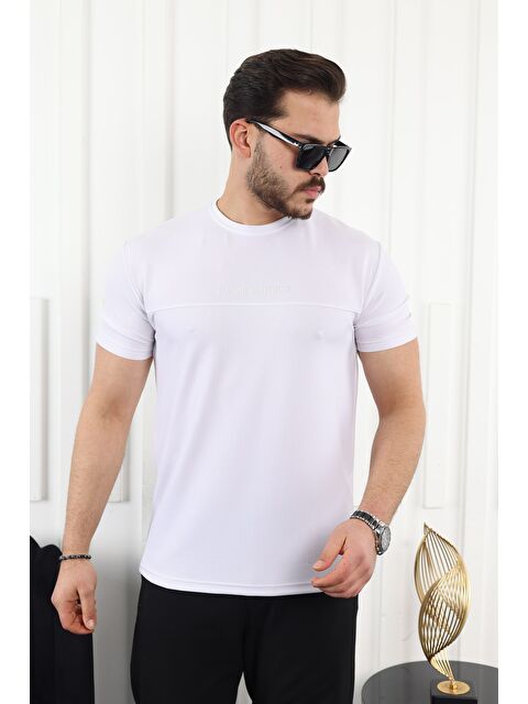 Comstar Şerit Detaylı Baskılı Tişört - S000332694-20063