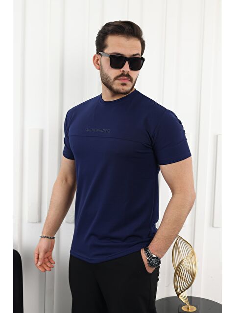 Comstar Şerit Detaylı Baskılı Tişört - S000332694-21164