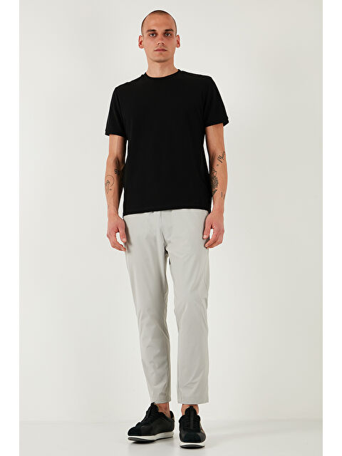 Buratti Slim Fit Lastikli Bel Boru Paça Kemer Detaylı Erkek Pantolon 5543S86JMILANO - S000368791-20600