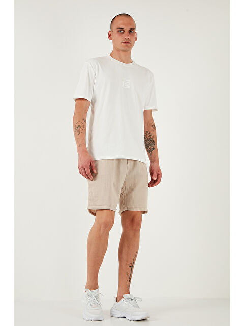 Buratti %100 Pamuk Regular Fit Normal Bel Müslin Short CF25S657802 - S000368795-19928