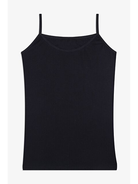 Koza İç Giyim Kadın Pamuklu Elastanlı Fitilli İp Askılı Atlet - S000251625-19351