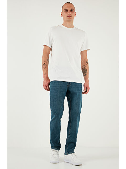 Buratti Streç Pamuklu Regular Fit Normal Bel Boru Paça Jeans 2210S56PARMA - S000368806-18194