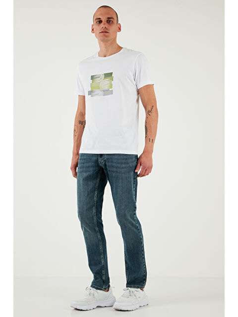 Buratti Pamuklu Regular Fit Normal Bel Boru Paça Jeans 2211S76PARMA - S000368827-17234