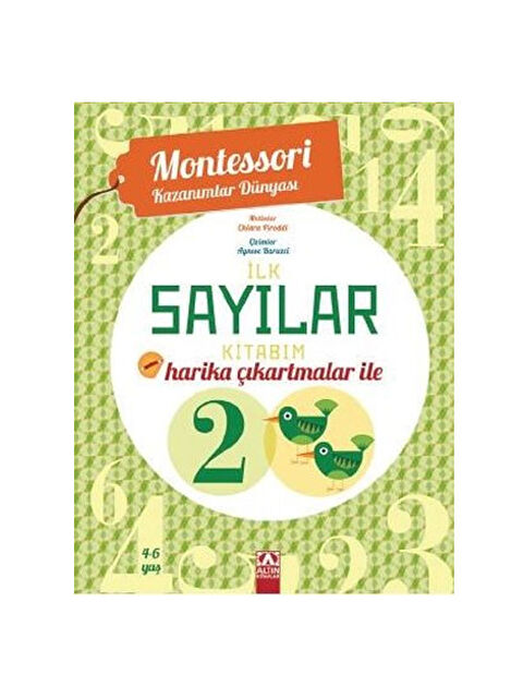Altın Kitaplar İlk Sayılar Kitabım Harika Çıkartmalar ile Montessori Kazanımlar - S000430651-10231