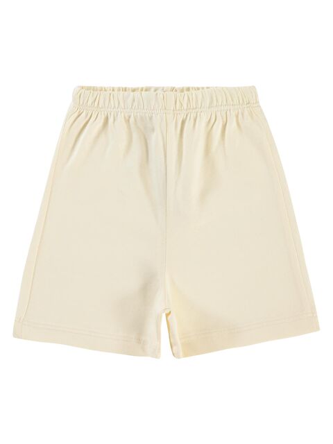 Civil Baby Yandan Dikişli 3-24 Ay Unisex Şort - Ekru