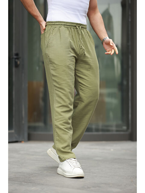 Comstar Keten Bağcıklı Jogger Pantolon - S000368543-18194