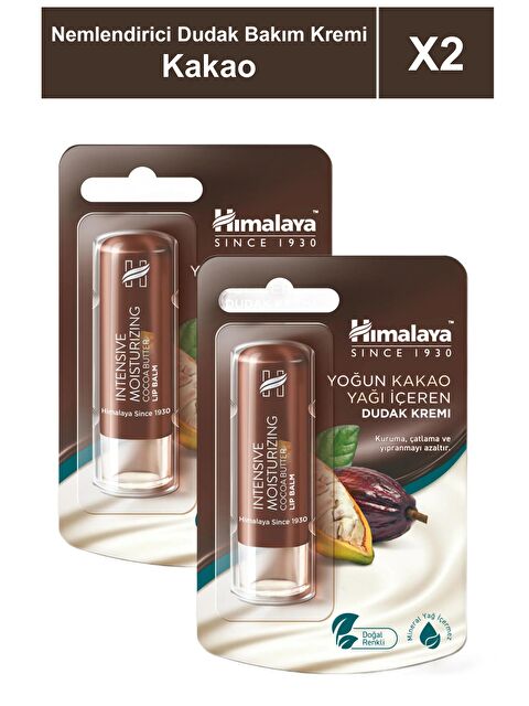 Himalaya Since 1930 Yoğun Nemlendirici Dudak Bakım Kremi 4,5 gr 2 Adet | Kakao Yağı | Silikon, Petrol İçermez - S000494233-10231