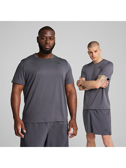 Puma Tad Essential Solid Erkek Gri Tişört