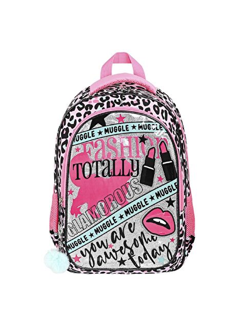 Muggle 2 Bölmeli Fashion Totally Okul Sırt Çantası (MU-9074) - S000368210-20024
