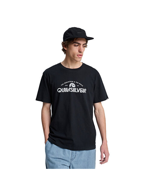 Quiksilver Ev Vista Erkek Siyah Tişört
