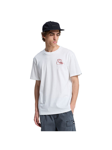 Quiksilver Evo Original Bs Erkek Beyaz Tişört
