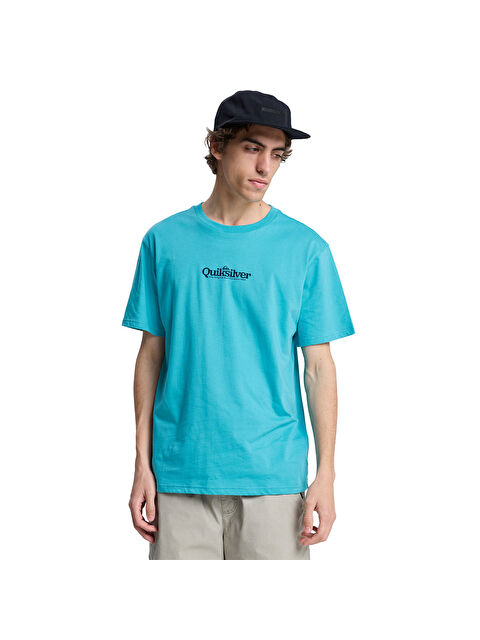 Quiksilver Fineline Erkek Mavi Tişört