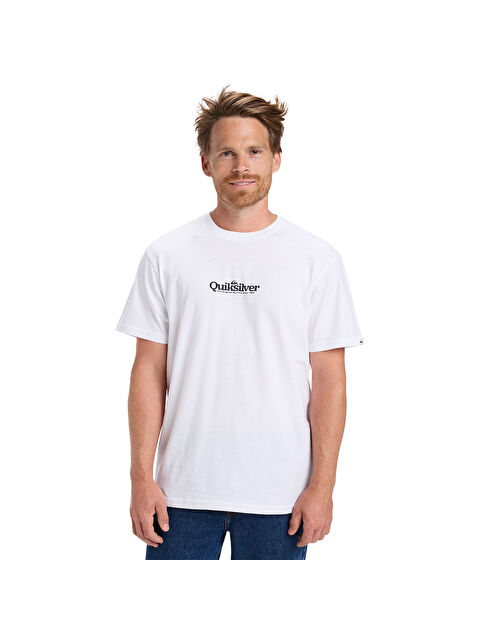 Quiksilver Fineline Erkek Beyaz Tişört