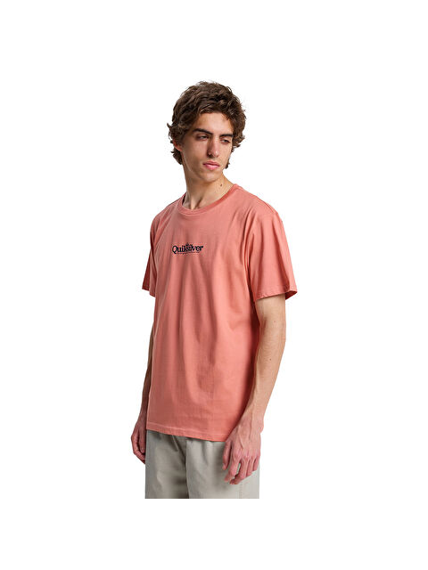 Quiksilver Fineline Erkek Pembe Tişört