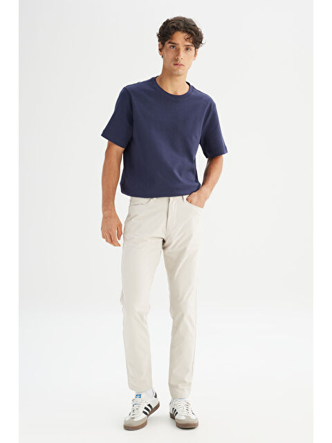 Lee Regular Fit Normal Kesim Normal Bel Dar Paça 5 Cep Casual Bej Pantolon - S000450145-19928