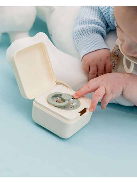 Bibs X Moomin Pacifier Box Emzik Kutusu-Ivory - S000490716-23173