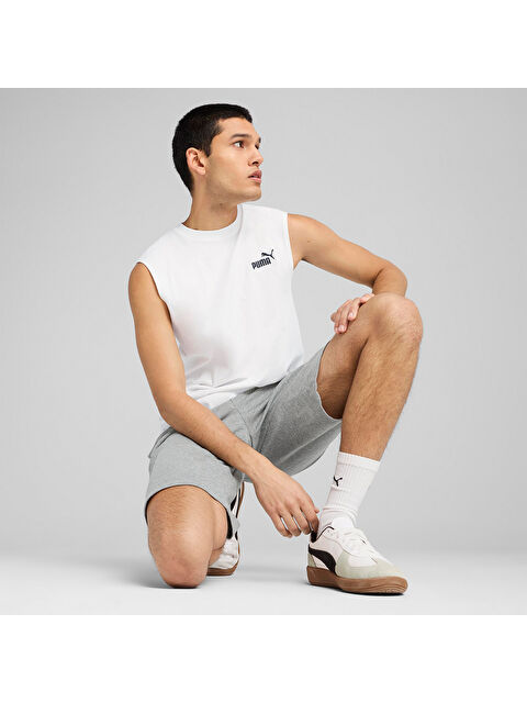 Puma Essentials Erkek Beyaz Atlet