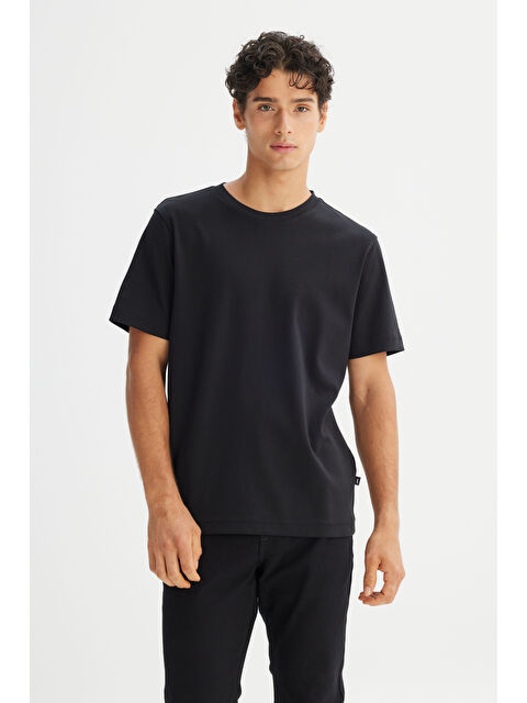 Lee %100 Pamuk Regular Fit Normal Kesim Bisiklet Yaka Basic Tişört - S000503011-19351