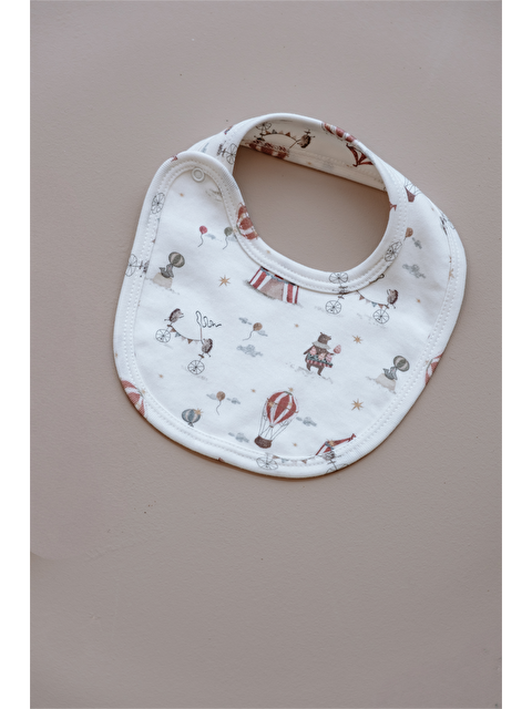 Oh La La Koala For Little Ones Sirk Baskılı Çıt Çıtlı Bebek Önlük