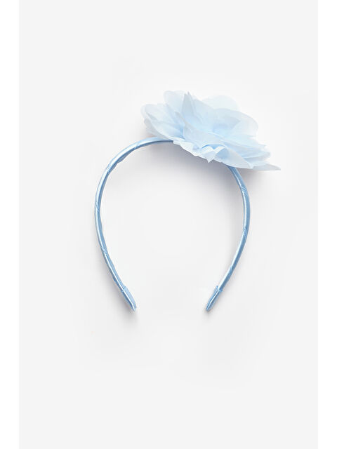 Le Mabelle Mavi  Gül Detaylı Kız Çocuk Taç - S000497959-17234