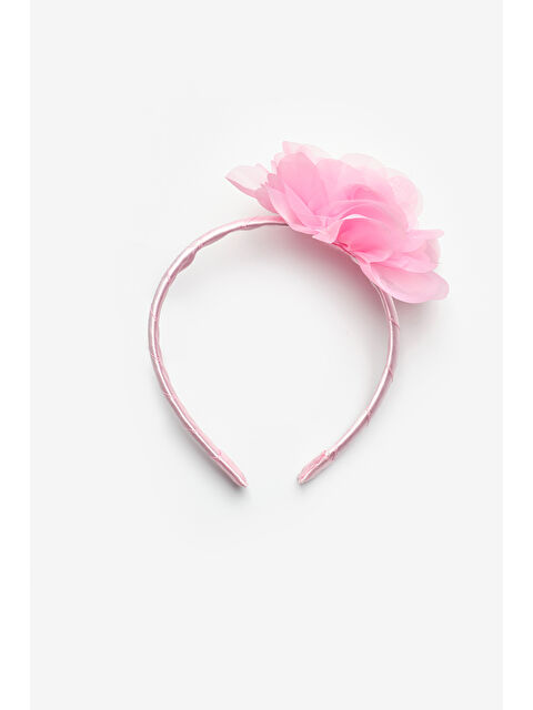Le Mabelle Pembe  Gül Detaylı Kız Çocuk Taç - S000497959-20024
