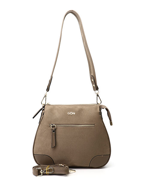 GÖNDERİ(R) Kadın AÇIK VİZON Uzun Askılı Omuz Çantası - S000165637-455